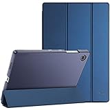 ProCase Hülle für Galaxy Tab A8 10.5”(SM-X200/ X205) 2022 Dreifach Falt Klapp Schutzhülle Case Ultra Dünn Leicht Ständer Schale Smart Cover mit Translucent Frosted Rückhülle -Navy