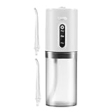 Elektrische Munddusche – Tragbare Munddusche, Zahnsteinentfernung und Zahnfleischpflege, wiederaufladbar und kabellos, ideal für den Heimgebrauch, wiederaufladbar