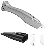 Hakenmesser-Set mit Trapezklinge, Teppichmesser Hakenklinge, Cuttermesser Delphin Messer, Trapezklingen Cuttermesser, Teppichmesser profi, Ideal zum Schneiden von PVC-Bodenbelägen
