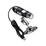 DIYEAH 1Stück Mikroskop HD USB Edelsteintest für und Mechanikexperimente Langlebig und Kompatibel mit Meisten Smartphones