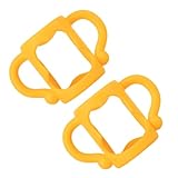 CONGARTENO 2 Stück Babyflaschen Griffe Rutschfest Komfortabel Universalgriff Für Milchfläschchen Einfache Montage Frei Schutz Für Fläschchen Neugeborene