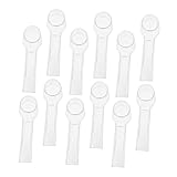 Beavorty 12Stücke Zahnbürstenkopf Schutzkappen Staubdichte Abdeckungen Für Elektrische Zahnbürsten Transparente Zahnbürsten Zubehörteile Zur Aufbewahrung Und Schutz