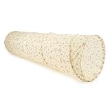 Bieco Pop Up Spieltunnel Vintage Flowers Krabbeltunnel ab 1 Jahr | 180 x 46cm | Spieltunnel Kind und Baby | Farbenfroh | Tunnel Kinder | Spielzelt | Hundetunnel | Hunde Spieltunnel Krabbeltunnel Baby