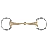 Stübben Gebiss 2238 Olivenkopf-Unterlegtrense einfach gebrochen - 12,5 cm - 12 mm - Sweet Copper