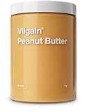 Vilgain BIO Erdnussbutter 1kg – 100% natürlich, ohne Zucker & Palmöl, vegan, crunchy, reich an Eiweiß & Vitaminen, Bio-Qualität, ideal für Brotaufstriche, gesunde Rezepte & Snacks (1000g, Feine)