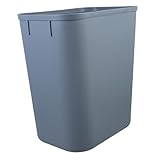 WEKAMOS Kleiner Eckiger Mülleimer ohne Deckel aus Robustem Kompakt für Küche Bad Schlafzimmer Vielseitiger Abfallbehälter für Hotel Büro und Zuhause
