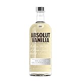 Absolut Vanilia – Absolut Vodka mit Vanille-Aroma – Absolute Reinheit und einzigartiger Geschmack in ikonischer Apothekerflasche – 1 x 1 l