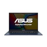 ASUS Vivobook 15 Laptop | 15,6' Full-HD 16:9 IPS Display | Intel i5-1335U | 16 GB RAM | 512 GB SSD | Intel Iris Xe | Windows 11 | QWERTZ Tastatur | Quiet Blue