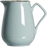 Ritzenhoff & Breker Krug Casa, 800 ml, Servierkrug im Vintage-Look, Mix & Match-Geschirr, Spülmaschinenfest & Mikrowellengeeignet, Porzellan, Blau