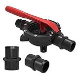 Manuelle Bilgenpumpe für Notfälle, Wassertransferschiff, Membran, manuelle Hand, elektrische Bohrmaschine, Wassereinlass