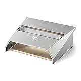 Enders® Pizzacover Turbo für Gasgrill mit Backburner, inkl. Thermometer, Pizza Grillaufsatz, inkl. Pizzastein 38cm x 30cm, Aufsatz mit Sichtfenster für EIN besseres Backergebnis #7881