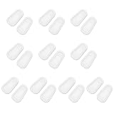 WEKADRIN 10 Paare Silikon Brillen Nasenpads Weiche Bequeme Brillenpads Rutschfeste Nasenpolster für Brillenfassungen Langlebiges Brillenzubehör Passform