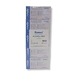 Romed Alkoholtupfer Alkoholpads, 65 x 30 mm 2-lagig, praktisches Set: 5 x 100 = 500 Stück