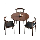 Sstisch Holz Massiv, Bürotisch, Farbe Auf Wasserbasis, Platzsparend, Stabiler Halt, Poliert und Glatt, Bequem, für Home Office Esszimmer (Color : Brown, Size : 70cm only Table)