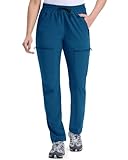 33,000ft Wanderhose Damen Outdoorhose Wasserabweisend Trekkinghose mit 5 Taschen Leichte Cargohosen Atmungsaktiv Funktionshose für Camping Laufen Dunkelblau 29L-M