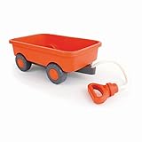Green Toys 8601227, Spielzeug Bollerwagen zum Nachziehen, Indoor Outdoor Nachziehwagen, nachhaltiges Sandspielzeug für Kinder ab 18 Monaten, 38.7x23.5x18.5 cm