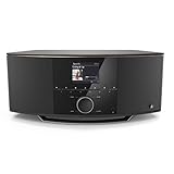 Hama Radio Internetradio 90 Watt (Digitalradio mit DAB+, Bluetooth, WLAN, FM, AUX, USB, Spotify, Amazon Music, Radiowecker, Farbdisplay, einfache Bedienung, Fernbedienung, App-Steuerung) schwarz