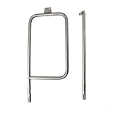 DAZZLEEX 304 Edelstahl 56 cm Rohrbrenner-Set für Weber Q300 Q320 Q3000 Q3200 Gasgrill Outdoor Kochen Ersatz (B)