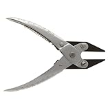 The Beadsmith Parallelzange mit flacher Spitze, 140 mm, Stahlwerkzeug für Schmuckherstellung, mit Feder