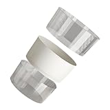 Amosfun Großer Transparenter Kunststoff Mülleimer Abnehmbarer Müllbehälter mit Hoher Kapazität Minimalistisches Design für Schlafzimmer Büro Bad und Küche Praktischer Haushaltspapierkorb