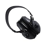 GLEAVI Elektronischer Gehörschutz Ohrenschützer für Erwachsene Verstellbarer Kopfbügel Geräuschunterdrückend Leichter Schallschutz für Schießstand und Jagd