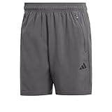 adidas Herren Train Essentials Woven Training Shorts, Grey Five/Black, S 7 inch