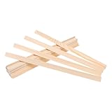 HEALSOPTHY 10 Stück Unbehandelte Isosceles Dreieckige Holzleisten Kante Robuste DIY Holzleisten Für Fensterrahmen Türschwelle Regaldekoration Und Modellbau