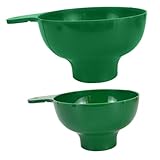 Abaodam 2Stücke Großer Mund Kunststoff zum Abfüllen von Öl und Flüssigkeiten mit Hervorragender Bruchfestigkeit und Einfachem Transport