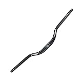 UPANBIKE Fahrrad Lenker Aluminiumlegierung Riser Bar Fahrradlenker für Rennrad MTB Mountainbike 31,8mm*700mm,Schwarz