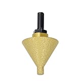 ZASCHMOY Vielseitiger Diamant -Schrägschloss Bit 50mm M10 für Präzise Loch -Vergrößerung und Trimmen Im Marmorquarzfliesen Granit