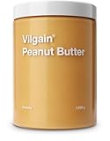Vilgain BIO Erdnussbutter 1kg – 100% natürlich, ohne Zucker & Palmöl, vegan, crunchy, reich an Eiweiß & Vitaminen, Bio-Qualität, ideal für Brotaufstriche, gesunde Rezepte & Snacks (1000g, Knusprige)