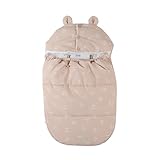 NOUKIE'S - Babynest wasserabweisend - beige - Motiv Savanne - bis 4-5 Monate