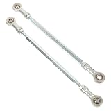Ipetboom 2 Stück Spurstangenkopf Kugelgelenk aus Stahllegierung Atv und Go Kart Lenkstangensatz M8 Vorderachse 210mm für Präzise Lenkung und Langlebige Performance