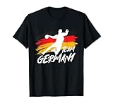 Handball Team Deutschland Flagge Handballer Ball Sportspieler T-Shirt