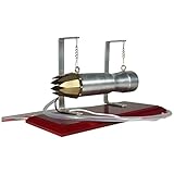 TechnixLabz Mini Turbojet Flugzeugmotor, Modell eines Verbrennungsmotors mit Benzin/Kerosin, Desktop Sammlung Ornamente