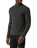 Odlo Fleecepullover Herren Roy I Midlayer mit Halbreißverschluss I Langarm Wandershirt Langarm Wandershirt mit 1/2Reißverschluss I Herren