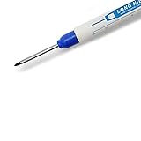 TTOCAR Permanentmarker mit Langer Nase, Markierungsstift mit Langer Spitze, Multifunktionaler Wasserdichter Tiefloch-30-mm-Reach-Marker, Deep-Reach-Marker, Tieflochmarker für die (Blau)