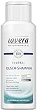 lavera Neutral Dusch-Shampoo - 2 in 1 Shampoo & Duschgel mit Bio-Nachtkerze - für Haut & Haar - Seifenfreie milde Rezeptur - Neurodermitis -Naturkosmetik - vegan - Bio (1 x 200 ml)