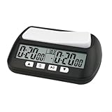 Digitale 3-in-1-Schachuhr mit verbesserter Benutzererfahrung und umfassenden Timing-Optionen (A)