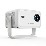 Magcubic Mini Beamer, Android 14 Projektor, with 400 ANSI, Native 1080P, 4K Supported, 180° Rotatabled, WiFi 6 & BT 5.2, Auto-Trapezkorrektur, Smart Beamer for Portable Home Cinema (L018)
