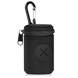 Spender Für Hundekotbeutel Dispenser, Kotbeutelspender Pet Poop Tasche Halter Universal Dog Bag Poop Dispenser Mit Reißverschluss, Haustierhundekotbeutelspender Für Hunde Outdoor Spaziergänge, Schwarz