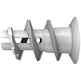 fischer Gipskartondübel GK, Starker Gipskarton-Dübel, Selbstschneidendes Gewinde, Einfache Montage in Gipskarton, Kreuzschlitz-Antrieb, 100 Stück