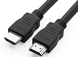 High Speed HDMI-Kabel, 1 m, 2 m, 3 m, 4 m, 5 m, 10 m, 20 m, unterstützt Ethernet, 3D, HDMI-Kabel, unterstützt alle HD-fähigen Geräte und Geräte (0.5 m) Schwarz (0.5 m, Schwarz)