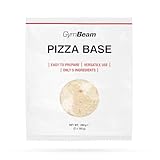 GymBeam Pizzateig - Pizza Boden für selbstgemachte Pizza, Zeitersparnis & Vielseitigkeit, 5 Zutaten, 7 Min Zubereitung, saftig mit Olivenöl, authentische Pizza Base, Ø 26cm, vegan, 280 g