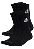 adidas 6 Paar SPW CREW 6p Tennissocken Sportspocken Unisex, Farbe:Black, Socken & Strümpfe:43-45