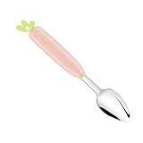 SWOOMEY für Selbstfütterung Utensilien für Junge Mädchen Karotten Design für Brei und Beikost Ab Monaten Kinderfreundlich