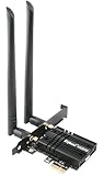 Ziyituod WLAN Karte PCIe WiFi 6 Bluetooth 5.2, Intel WiFi 6 AX200, Bis zu 3000Mbit/s PCIe WiFi 6 Karte, 5G/2.4G WLAN Netzwerkkart für PC Windows 11/10(64bit)