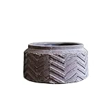 ATREDESES Geometrische Blumentöpfe Retro für Sukkulenten, Tontopf für Garten, Balkon, Indoor-Pflanztöpfe