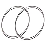 Zubehör für Toaiot BambooLab A1/ A1 Mini PTFE TeflonTube: 2 x 580 mm, 2 x 700 mm Schläuche, Grau transparent, Innendurchmesser 2,5 mm, Außendurchmesser 4 mm, Rohre