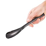 Abbto Kaffeelöffel, Geschlitzte Servierlöffel für Restaurant Metall-Tischlöffel zum Kochen, langer Griff für Kaffee Teelöffel Suppenlöffel Barlöffel Trinken
